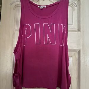 PINK by Victoria’s Secret Tank Top Size XS Dark Pink EUC